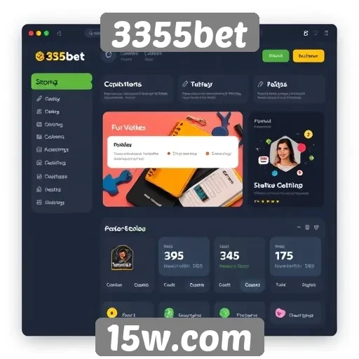 Interface do usuário da plataforma 3355bet